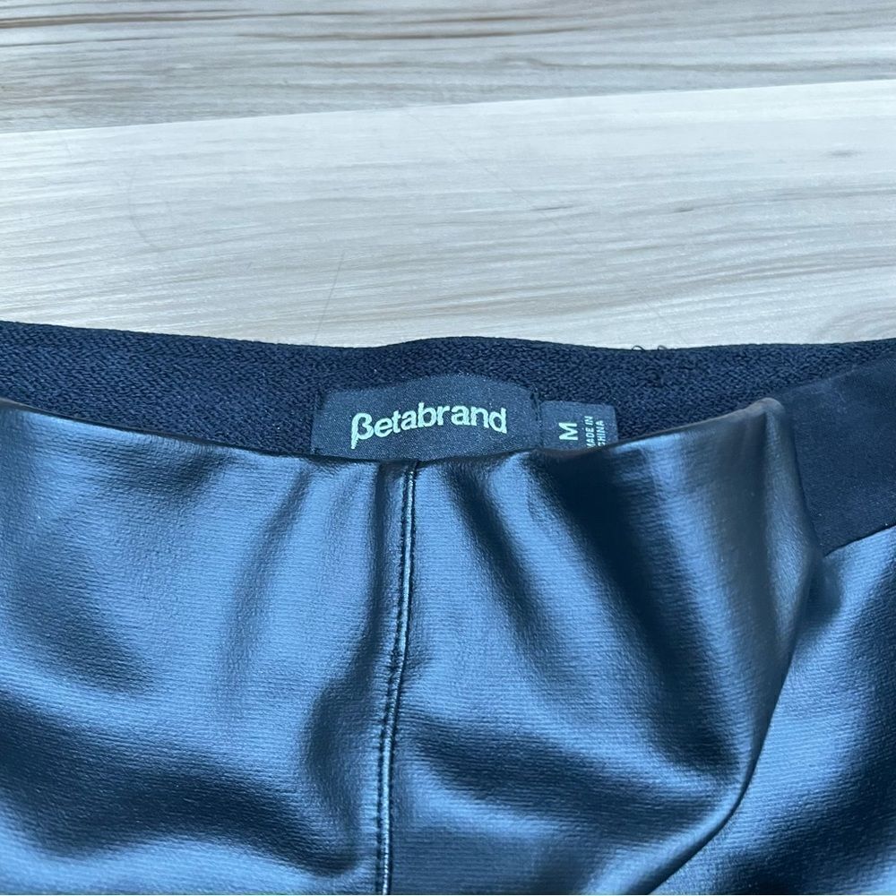 Betabrand Skinny-Leg Jett Dress Pant Yoga Pants Black Women’s Medium - Picture 5 of 8